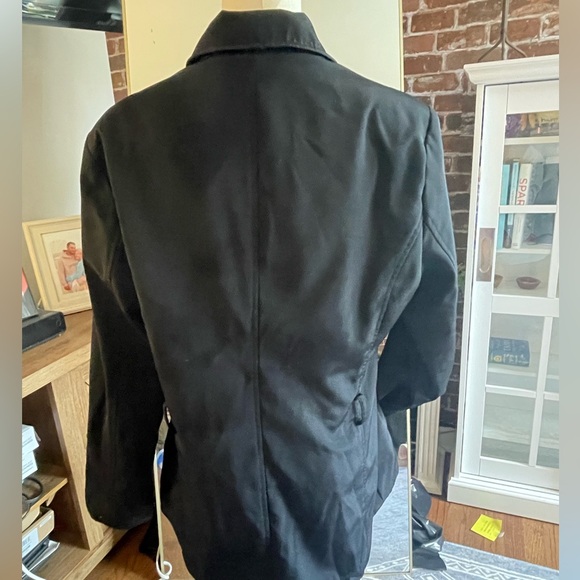 IZZI Fall Black Rain Coat - Sz Medium - Picture 5 of 8